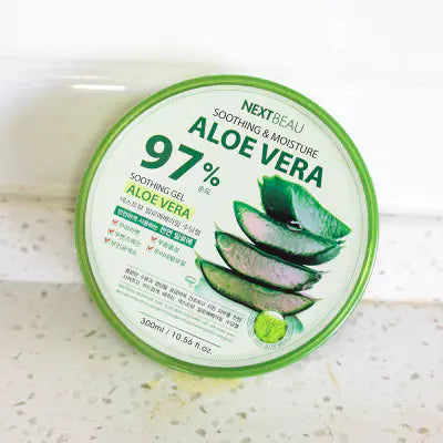 Korean Aloe Vera Gel 97% Natural Moisturizer 300ml